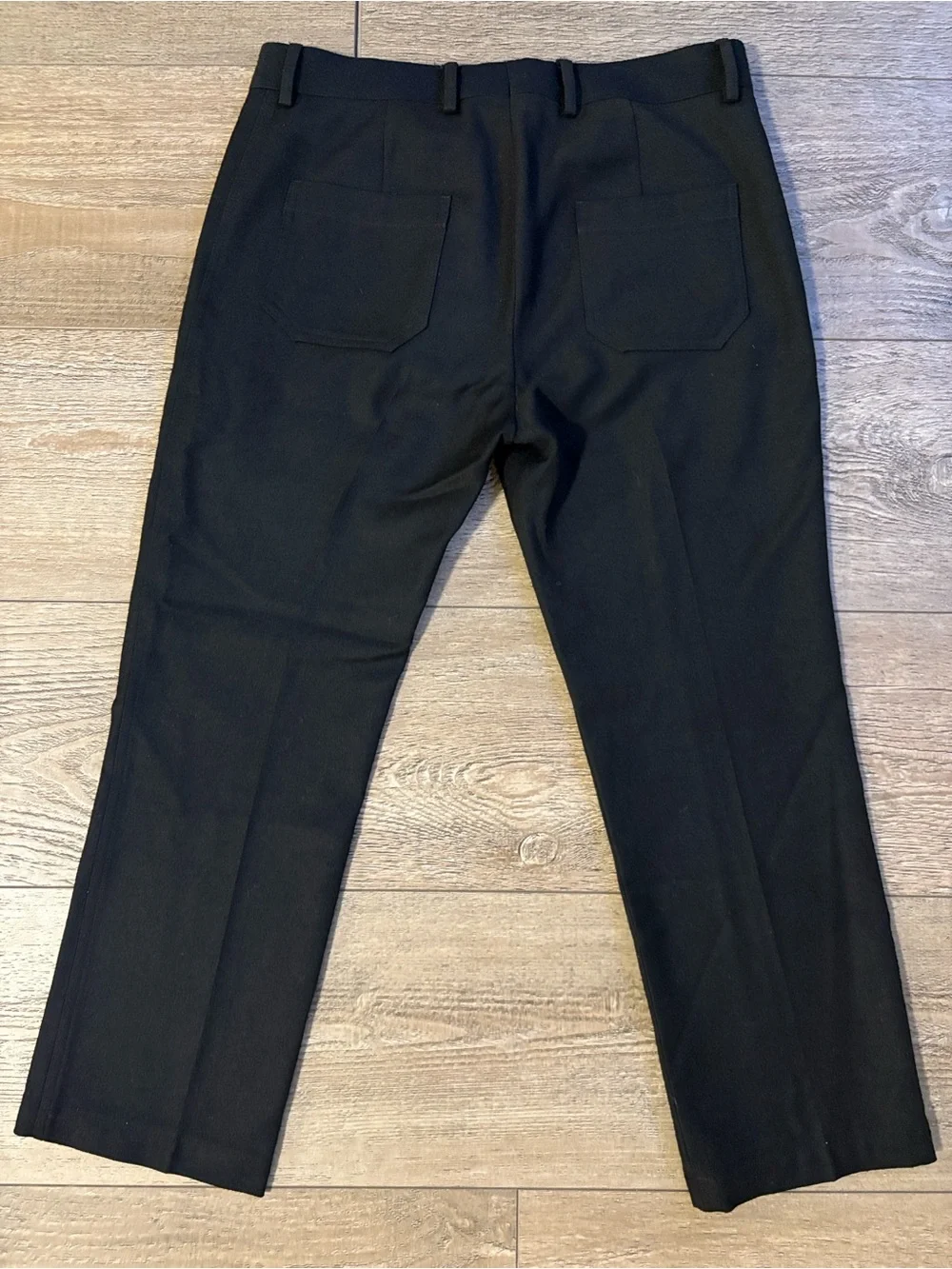 Costume National Homme Black Wool Tailored Dress Pants Made in Italy Size 50